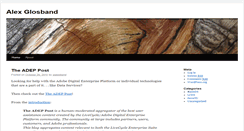 Desktop Screenshot of alexglosband.com