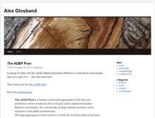 Tablet Screenshot of alexglosband.com